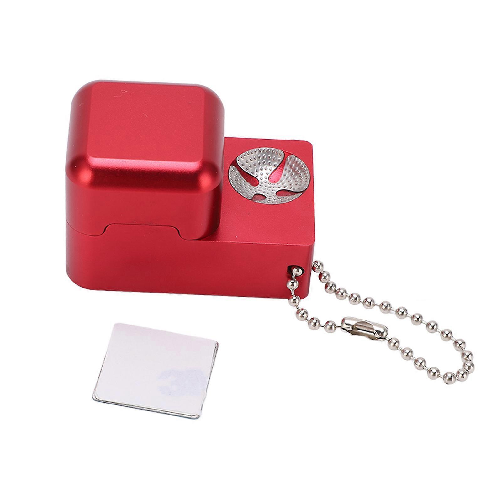 4 in 1 Billiard Cue Tip Repair Tool R6 Multifunctional Pool Tip Shaper Metal Chalk HolderRed