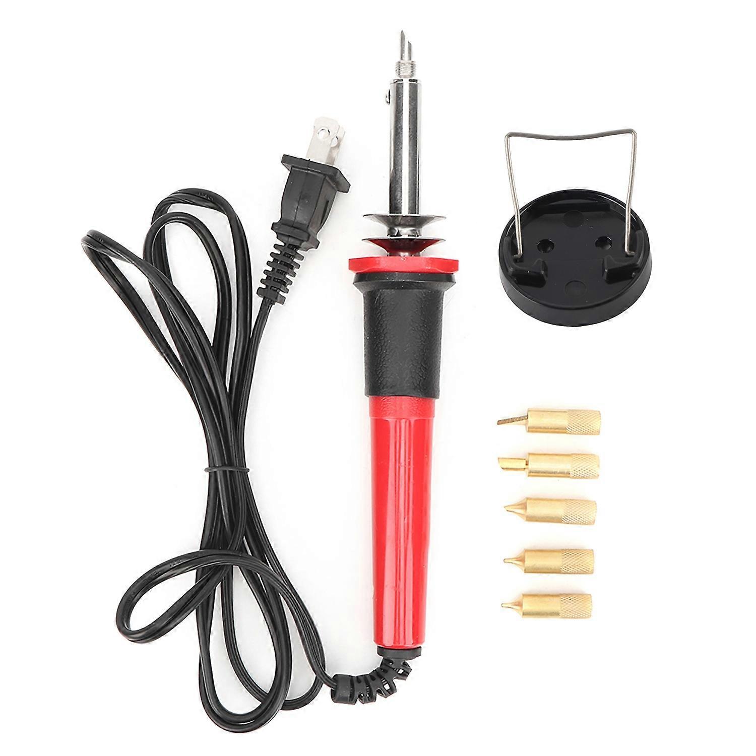 7 pcs Electric Wood Burning Soldering Iron Kit Iron Burner Pen Pyrograph Tool Set