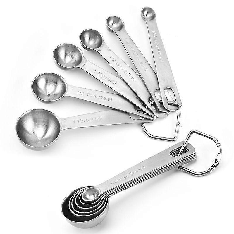 Messlöffel 6 Stück, schwarz