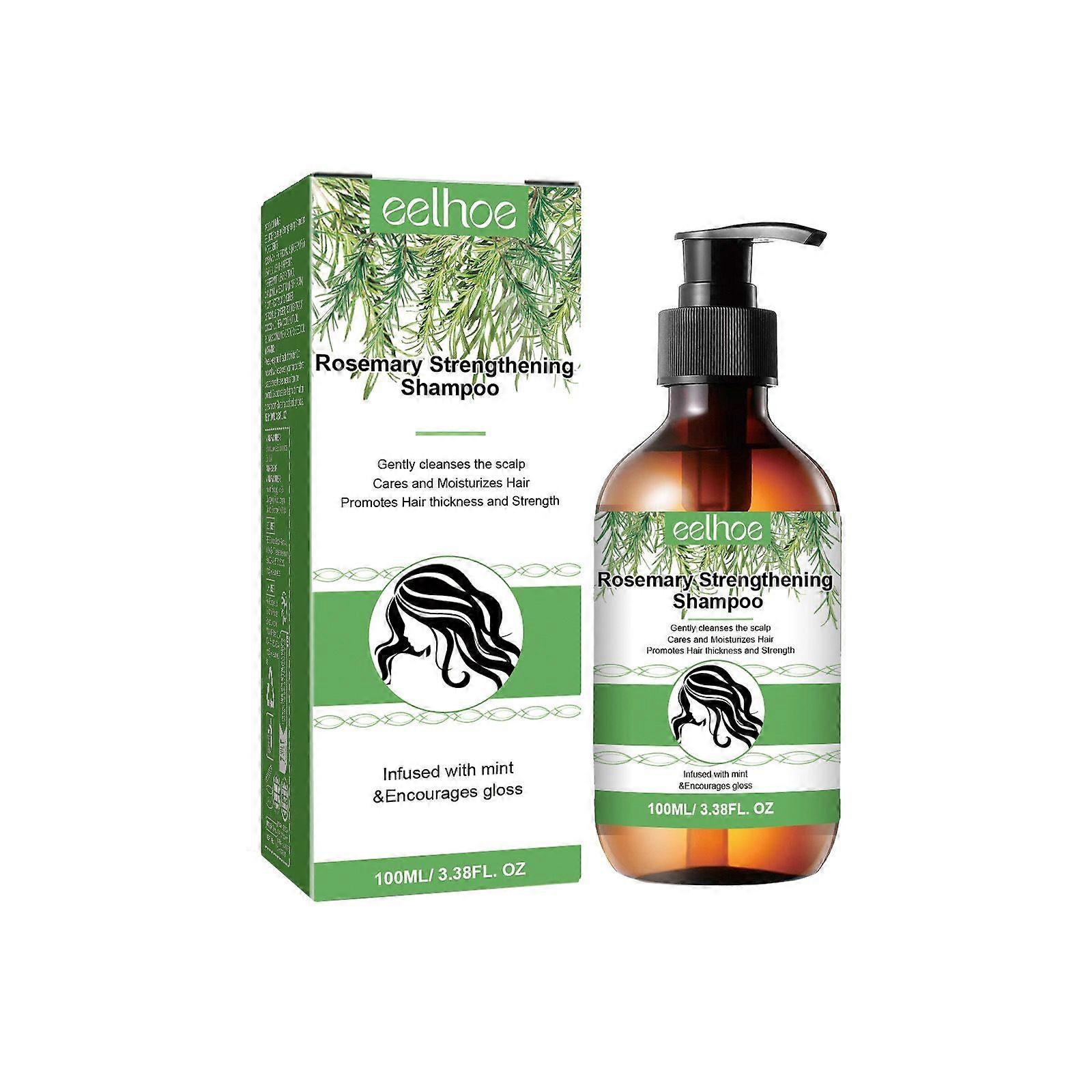 Eelhoe Rosemary Shampoo Deep Cleansing Massage Scalp Moisturizing Soft Conditioning Shampoo