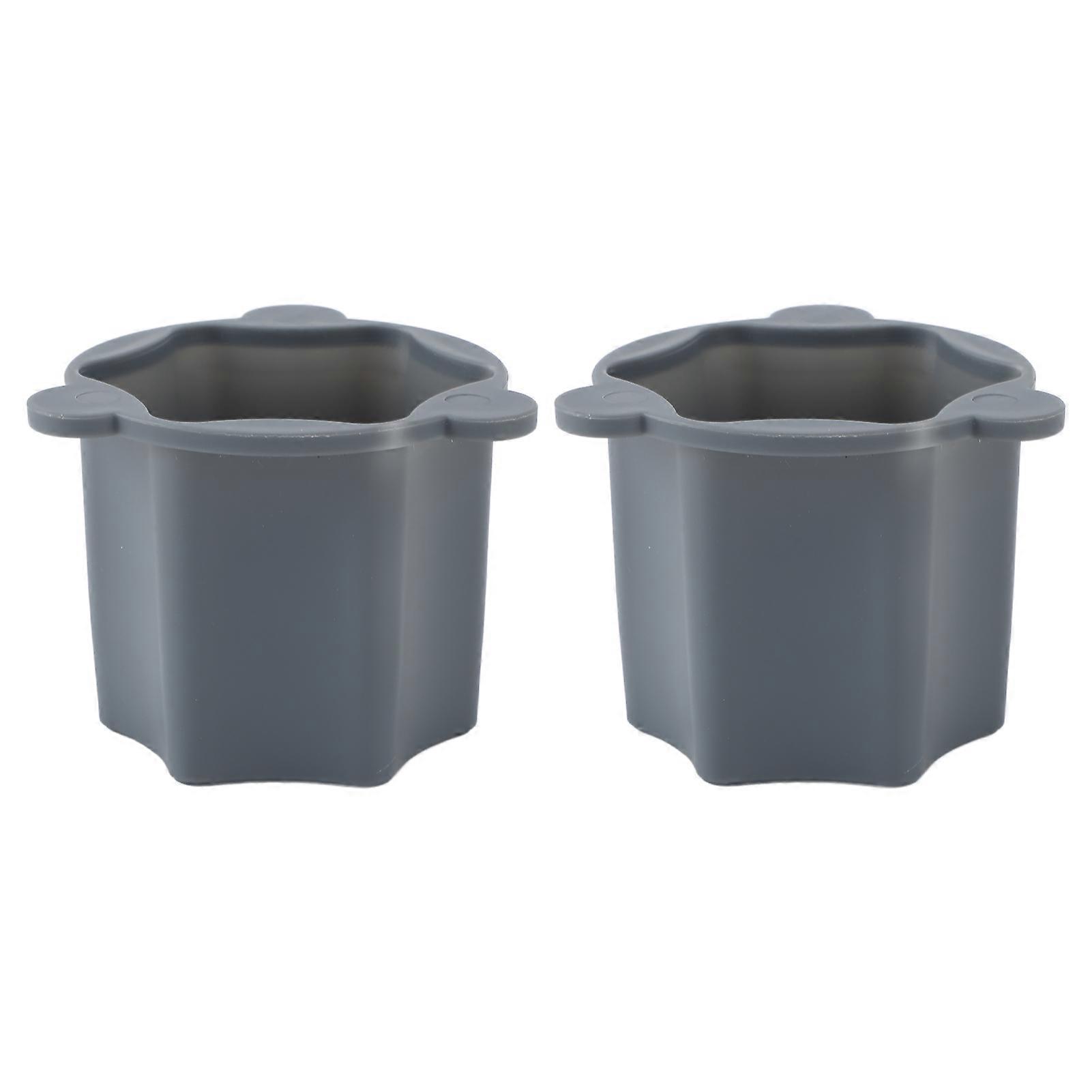 Set of 2 ABS multi-function food processor bases for Thermomix