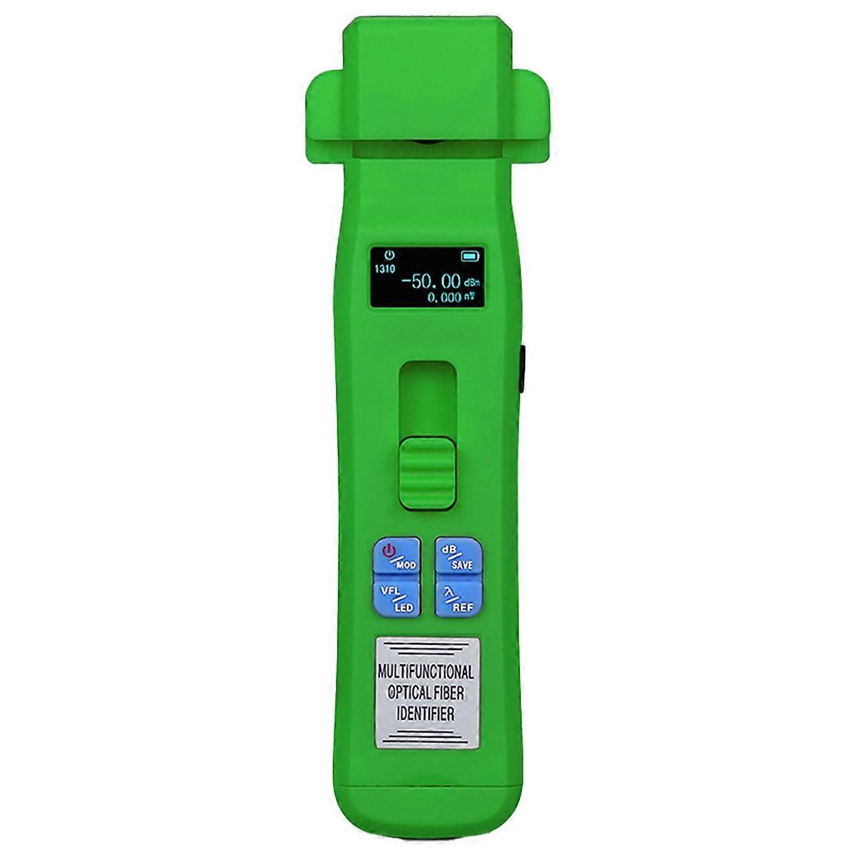 Grün -C605 Wiederaufladbarer Glasfaser-Identifikator + OPM + VFL + LED-Licht-Glasfaserkabel-Tester