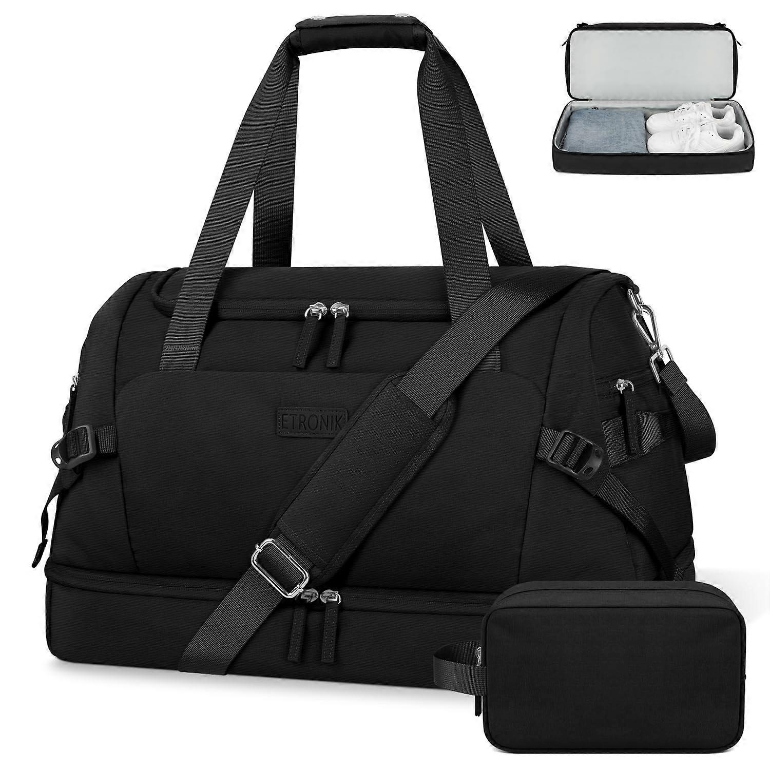 Gym bag for travel and weekend use with spacious design