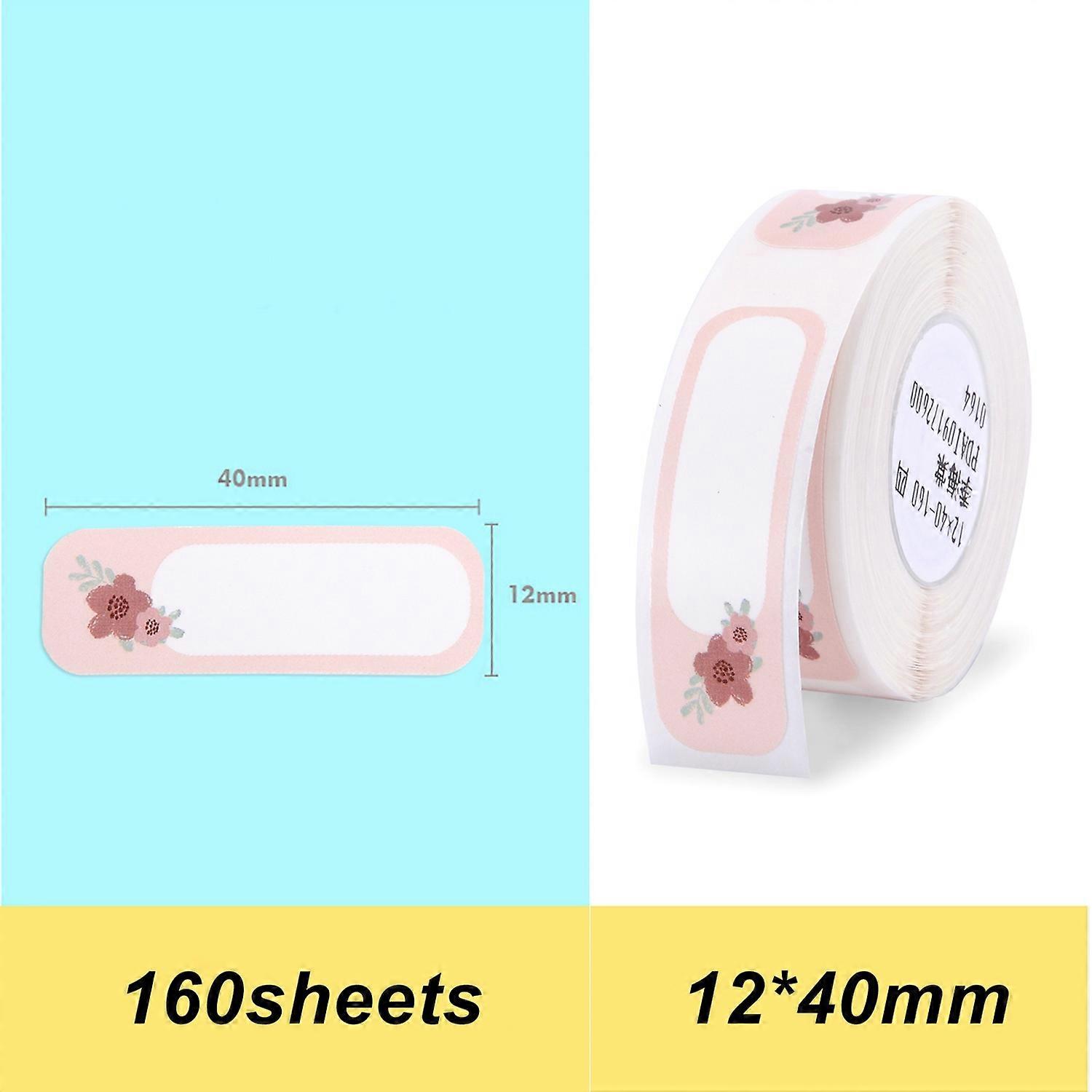 Thermal Printing Label Paper Barcode Price Size Name Blank Labels Waterproof Tear Resistant 12*40mm