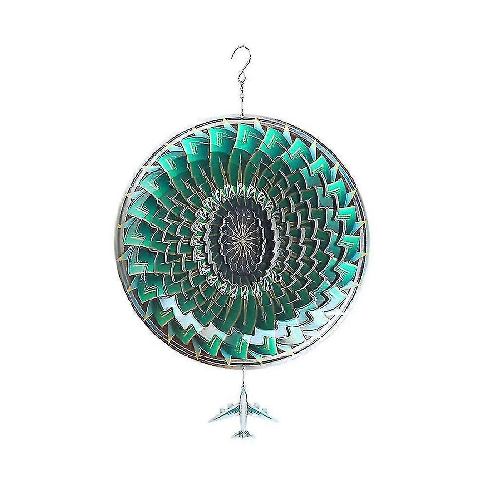 3d Rotating Wind Chime Color Pendentif Avion Vent Extérieur Suspendu Décoration