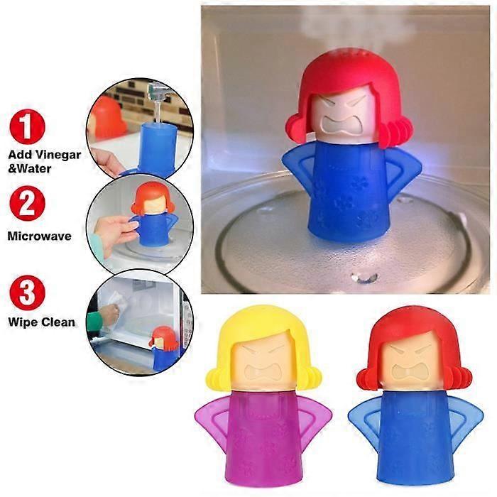2 x Microwave Cleaner Angry Mom Microwave Oven Cleaner