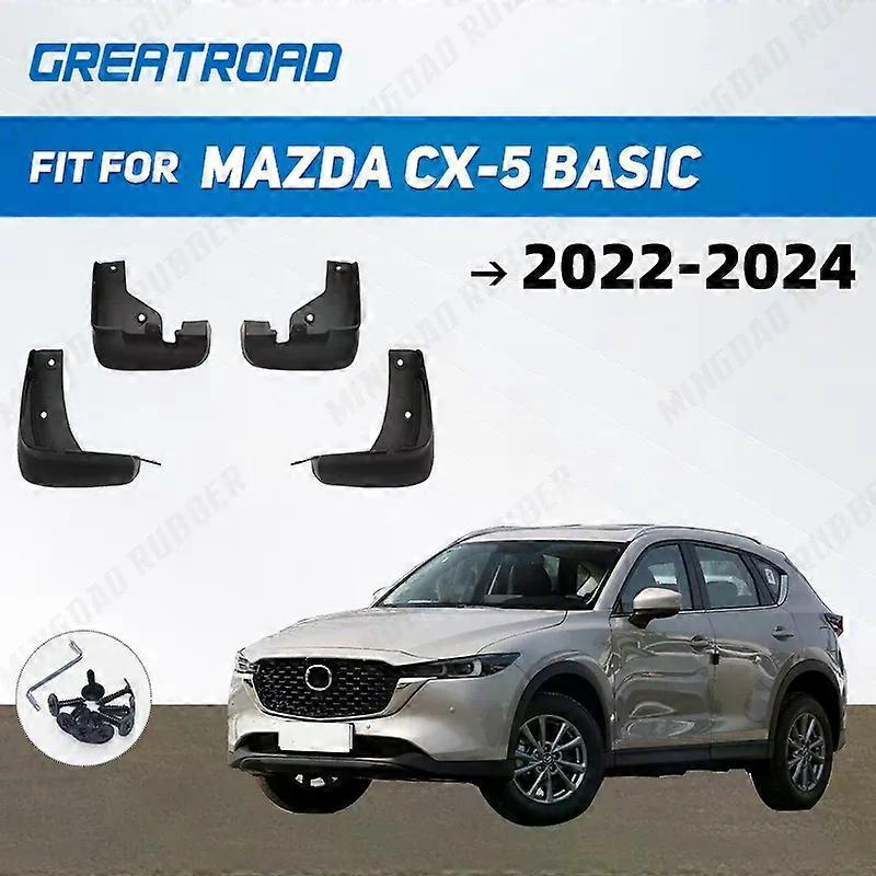 Exquisite For Mazda CX-5 basic 2022 2023 2024 Mudguard Mud Flaps Guard Splash Flap  Fender Car Accessories