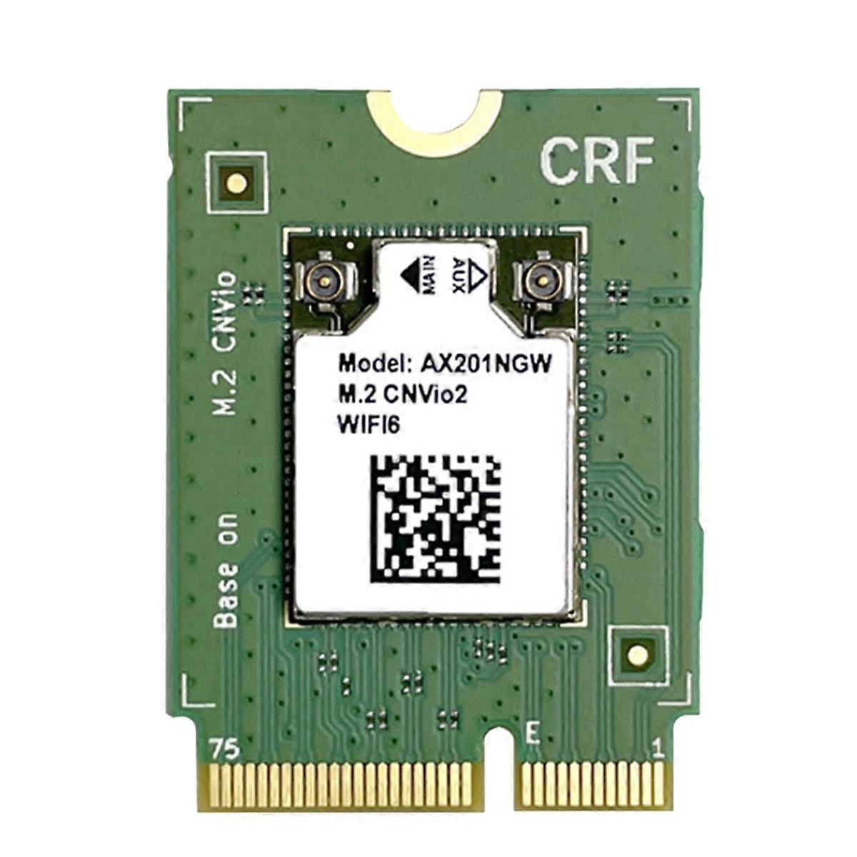 AX201 WiFi Card WiFi 6 M.2 CNVio 2974Mbps 2.4G&5G Bluetooth 5.2 802.11AX Wireless Adapter Card