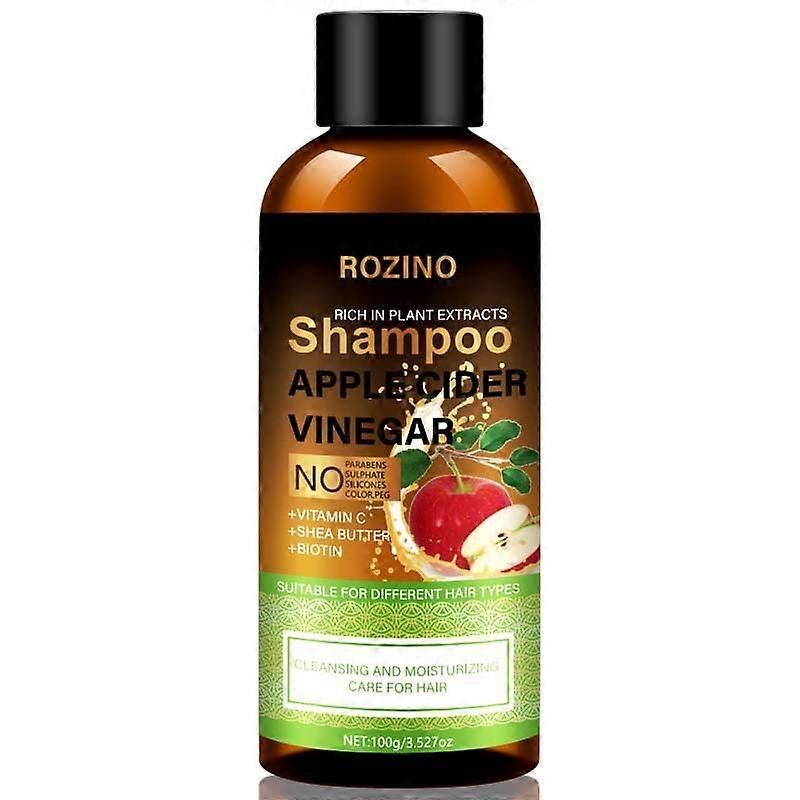 Apfelessig-Shampoo - Hilft, trockenem Haar und juckender Kopfhaut Glanz, Glanz und Feuchtigkeit zurückzugeben - klärend und pflegend - sicher für alle Hai