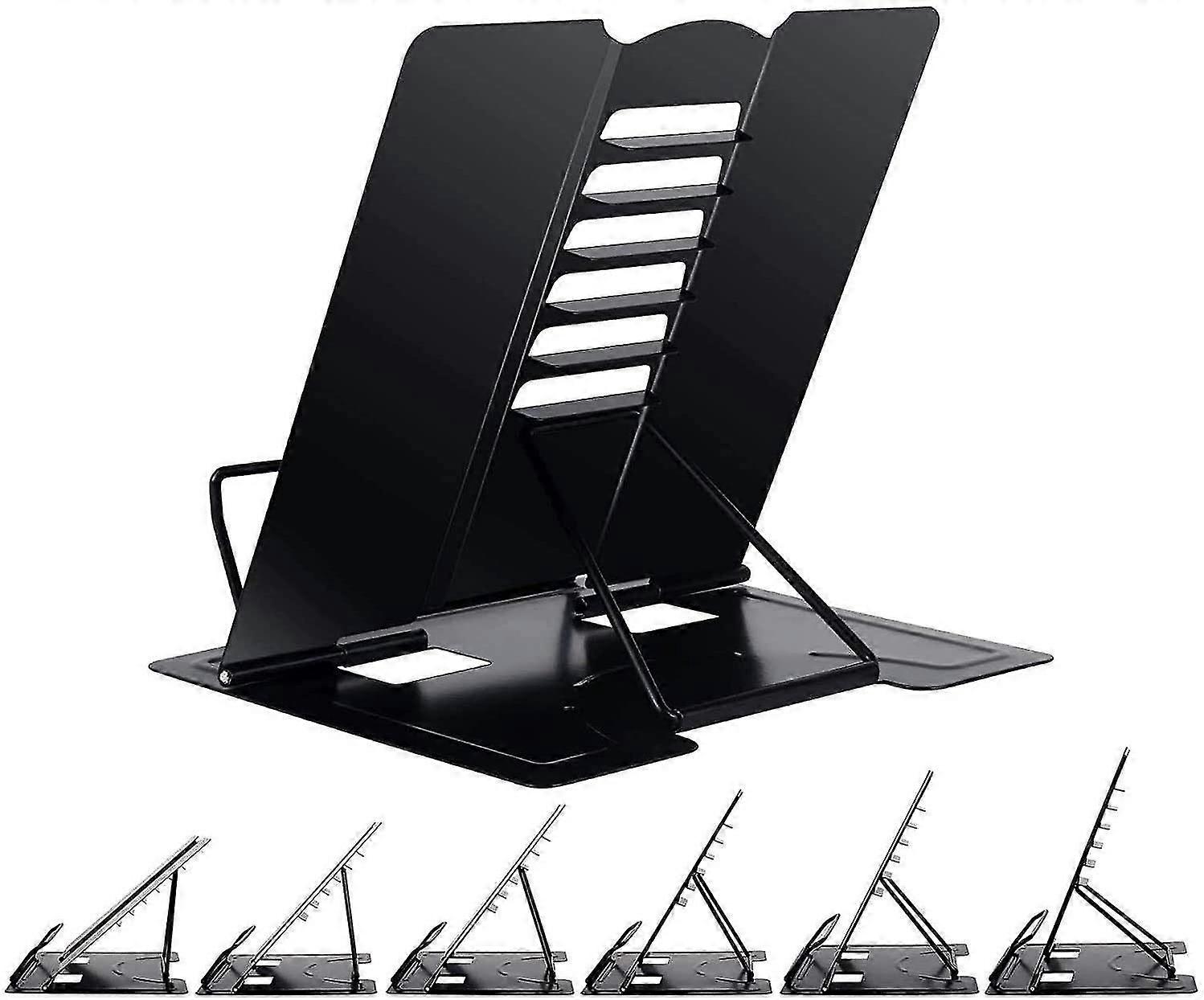 Book Holder, Stand Made Of Metal, Multifunctional, Portable, Adjustable