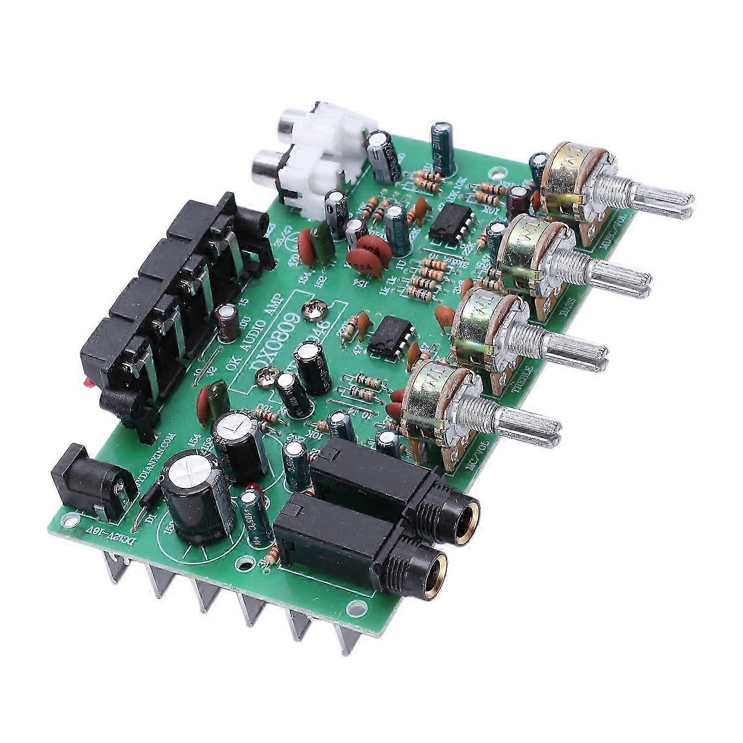 Tda8944 2.1 Amplifier Board Audio 30X2W Sound Amplifier Tone Board Dc12V With Microphone