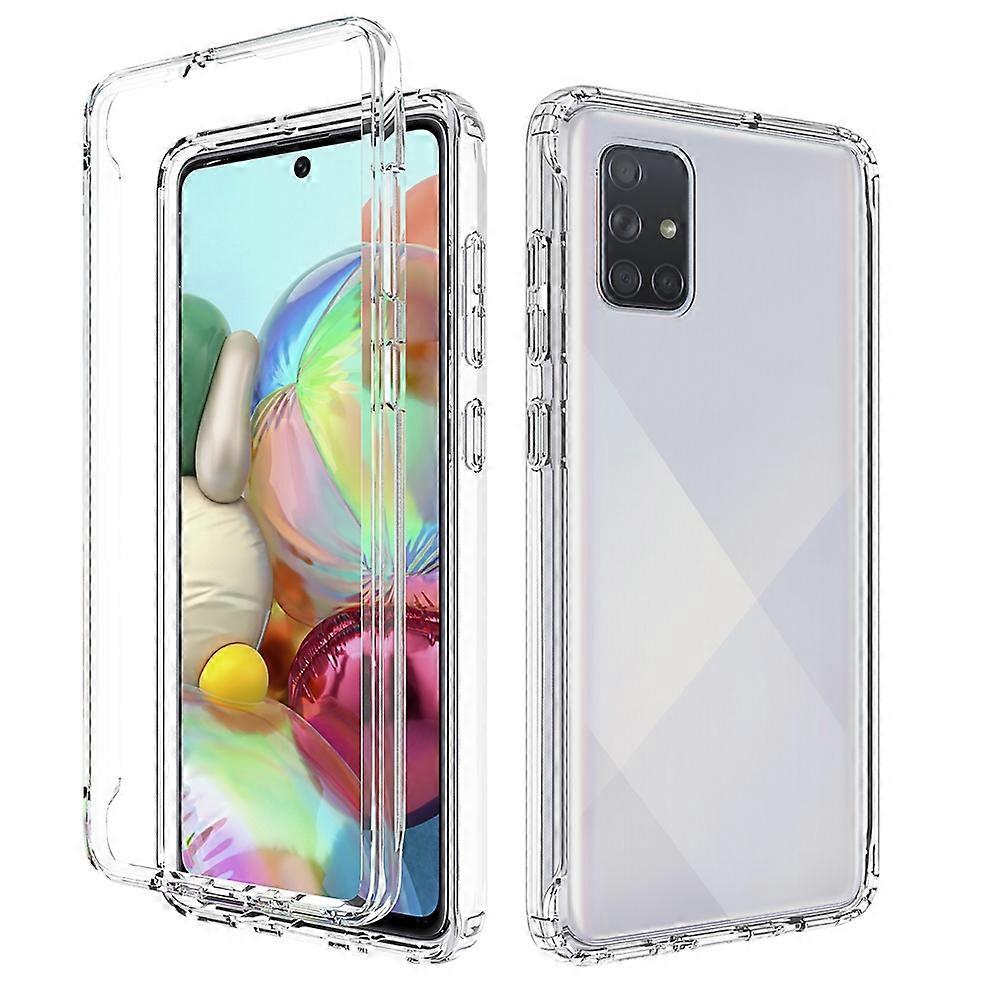 (New) For Samsung Galaxy A51 Shockproof Highly Transparent PC+TPU Protective Case