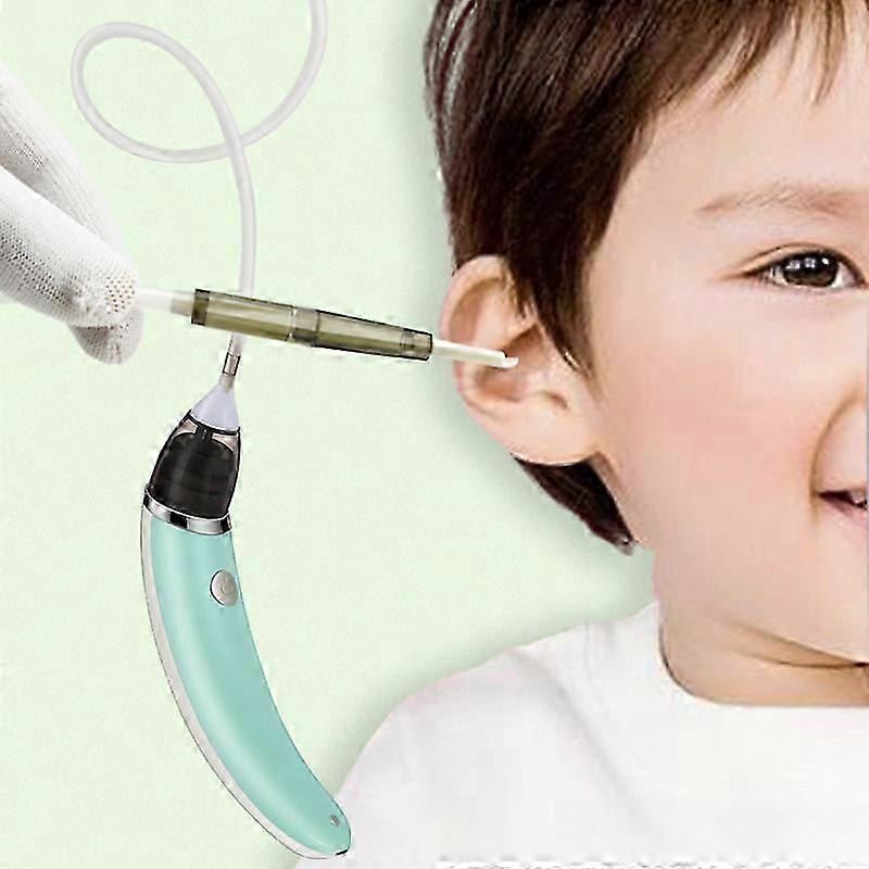Aspirateur électrique Nettoyeur D’oreilles - Portable Pour élimination Du Cérumen - Bleu