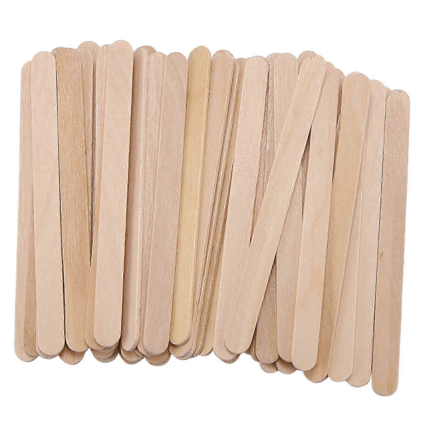 200 kpl Askartelutikut Jäätelötikut Puiset mehujäätikut 114mm pituiset herkkutikut Ice Pop Sticks js