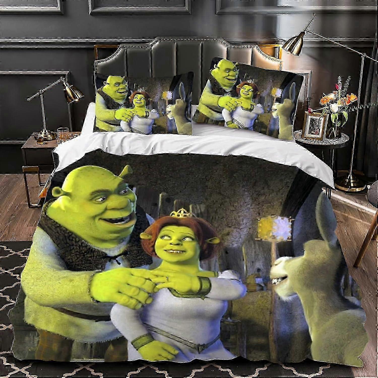 J2516 Lençóis UCDMNEOAK Lua E Sol Conjunto de Capa de Edredom Conjunto de Cama 3D Microfibra Capa de Edredom com Fronhas, Conjunto de 2 Peças, Capa de Colcha com Zíper B