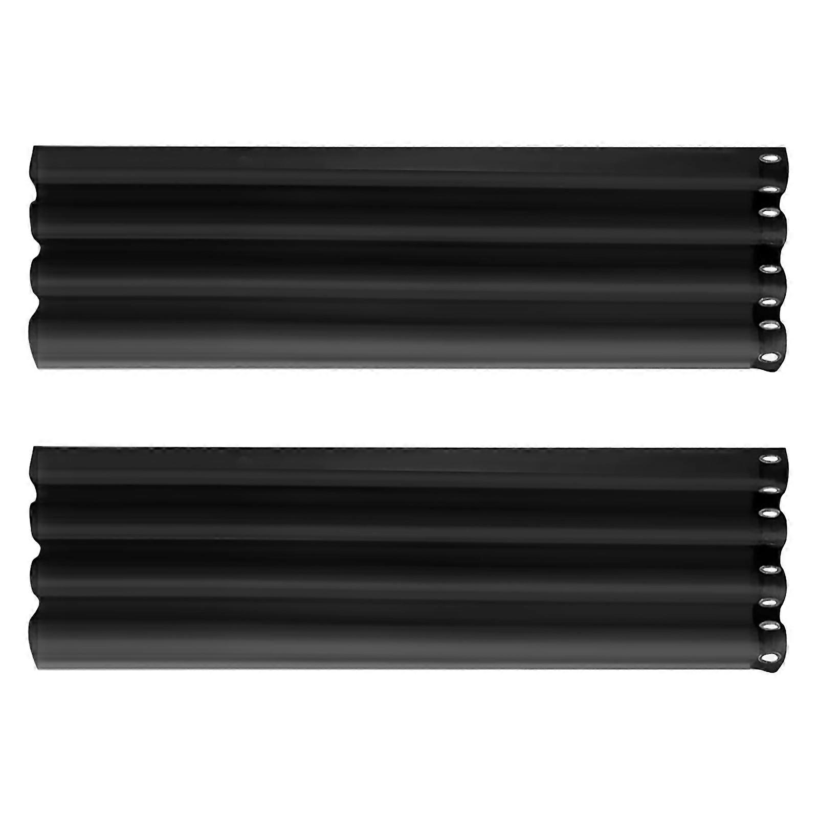 2PC Curtain Modern Simple Waterproof Solid Color Trilon Transparent Perforated Sunscreen Antiple UV Curtain Fabric