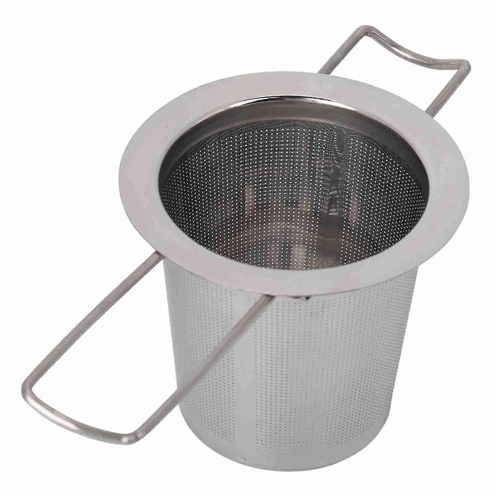 Stainless Steel Mesh Tea Infuser, Collapsible Filter with Lid