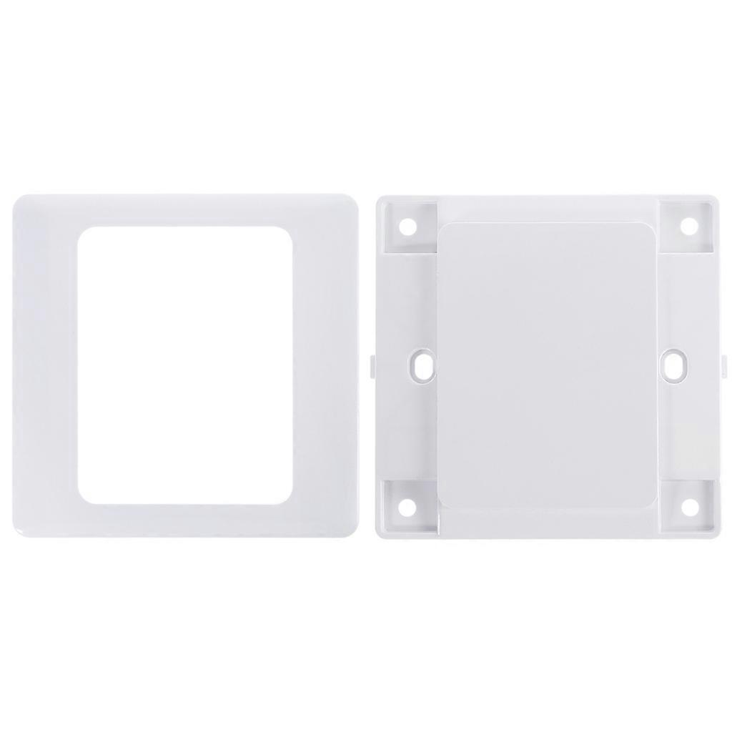 Electric Wall Switch Socket Blank Cover Panel Whiteboard ABS Outlet Plate Bezel  White