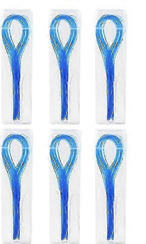 210 Pcs Dental Floss Threaders For Braces, Bridges, And Implants (pack Of 6)