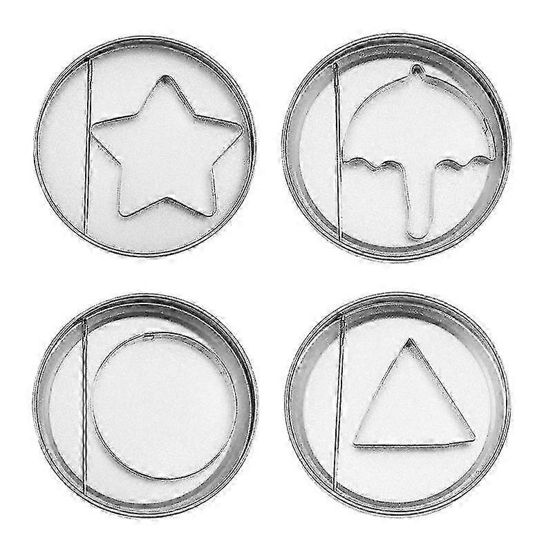 12 Pcs Squid Cookie Cutter Game Set, With Tin Box & Needle