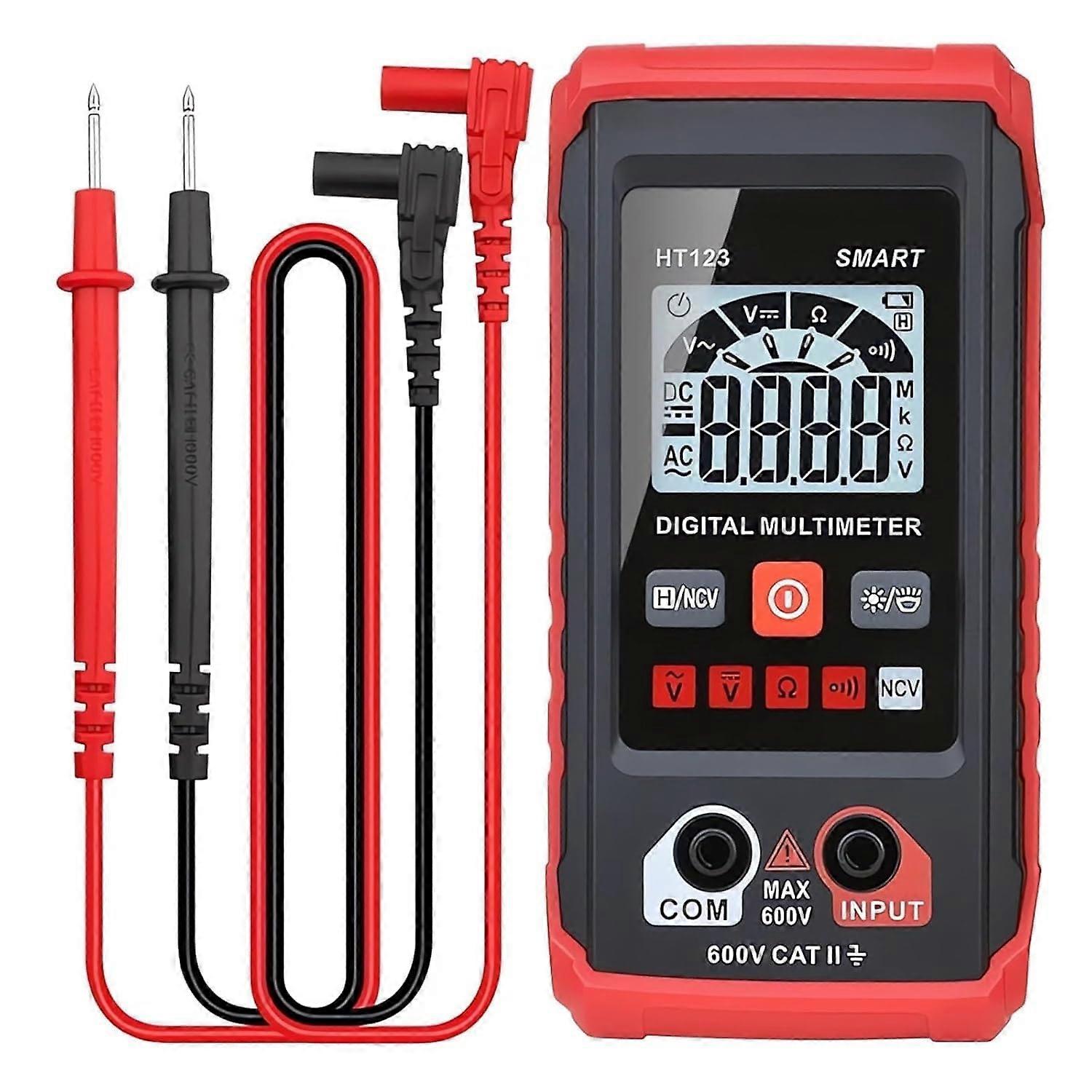 HT Automatic Digital Multimeter - Auto-Ranging Voltmeter - Electric Meter Tester Tool Smart Measurement