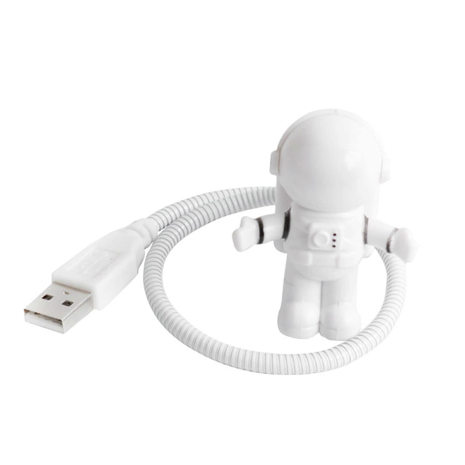 USB Powered Night Light Astronaut Shape Reading Desk Lamp DC 5V LED Light for Computer Laptop PC Lighting Space Lovers