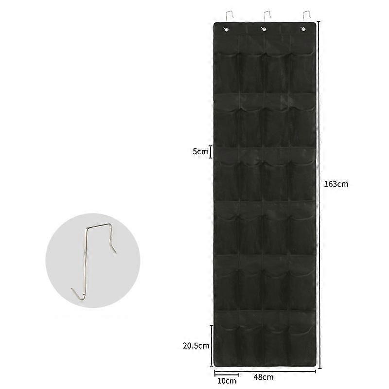 24 Pockets Shoe Rack Hanging Over the Door Shoe Rack Space Saving
