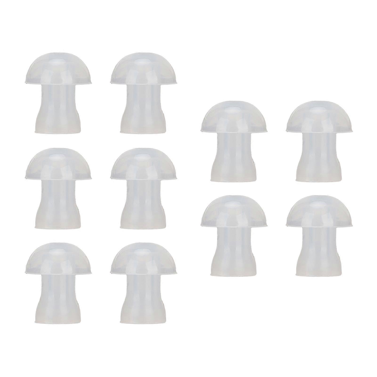 10pcs Hearing Aid Ear Tips Soft Replacement Universal Domes Hearing Aid Ear Tips For Hearing Aid Ear