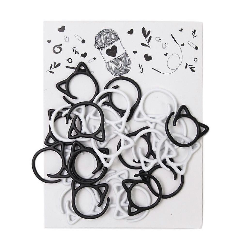 Metal Stitching Locking Markers Rings for Crocheting Knitting Craft