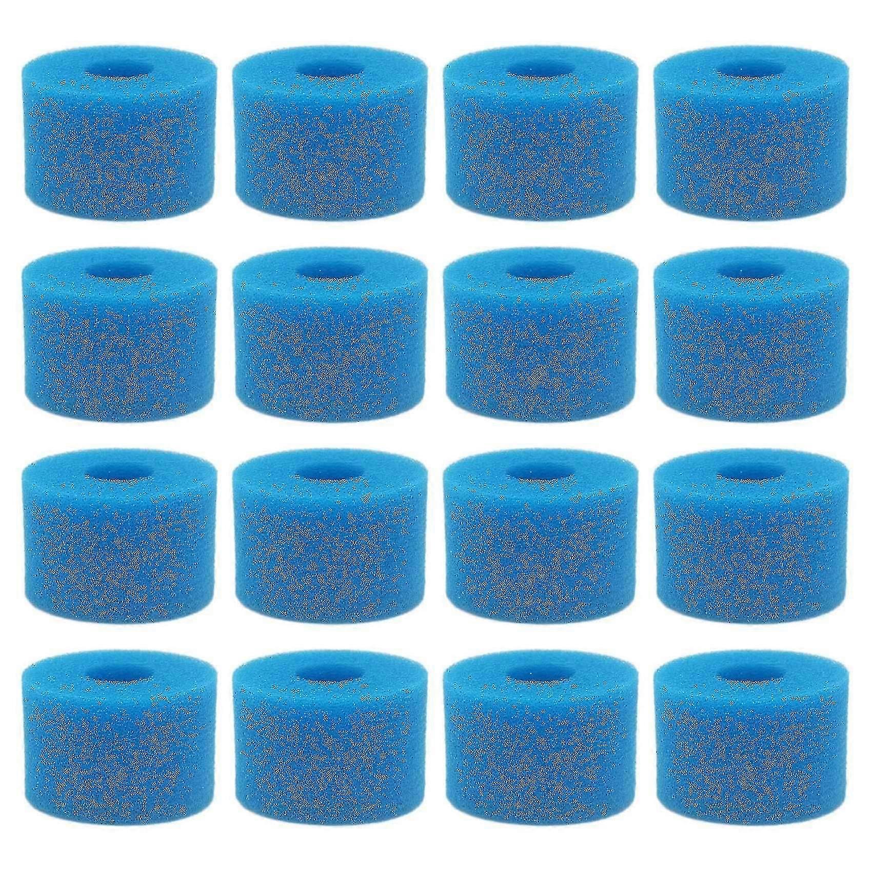 16pc für Pure Spa wiederverwendbare waschbare Schaumstoff Whirlpool Filterpatrone S1 Typ