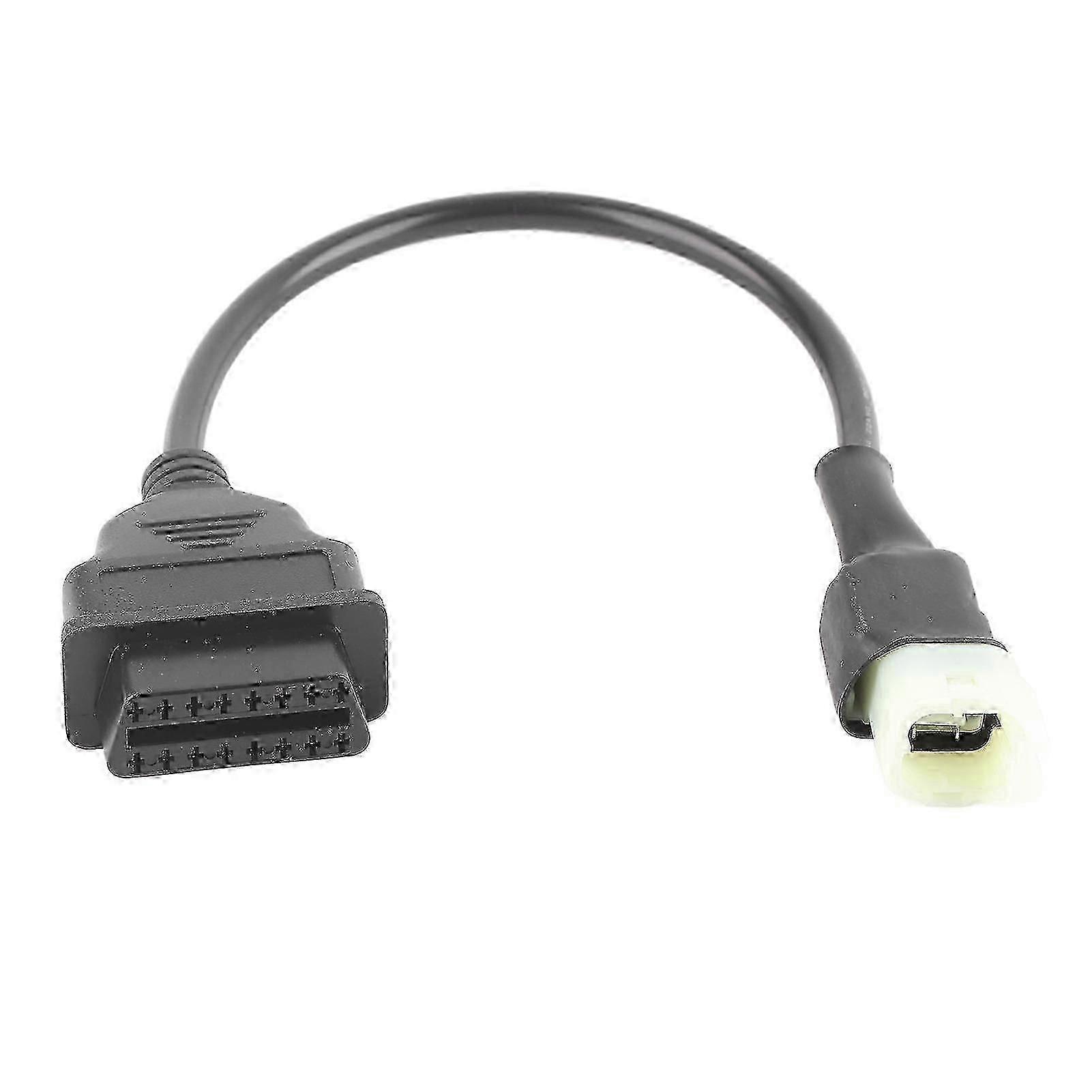 OBD2 to 4 Pin Diagnostic Adapter Cable for Motorcycle Fault Detection