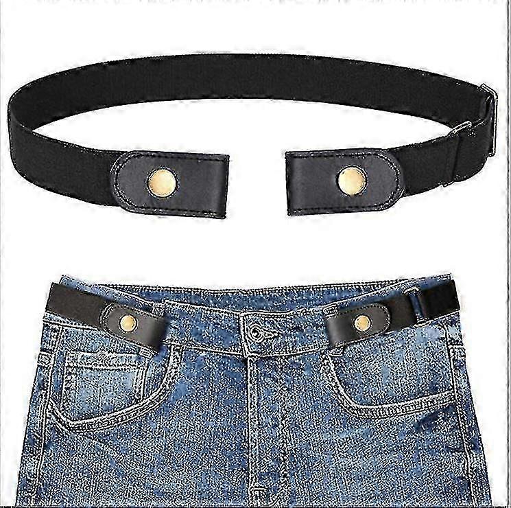 Elastic Belt Women, Belt Without Buckle Invisible Belt