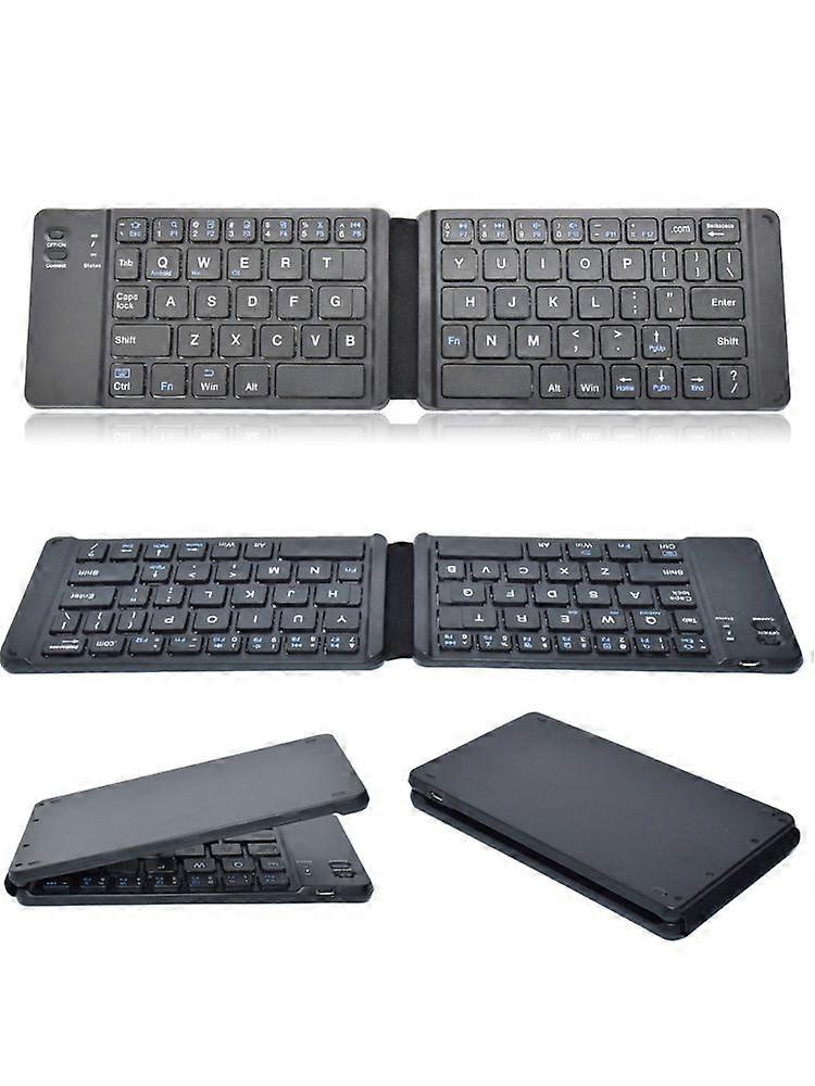 Wireless Mini Folding Bluetooth-compatible Keyboard For iPad Android Windows iOS Phone Tablet Wireless Keyboard With TouchpadNEW