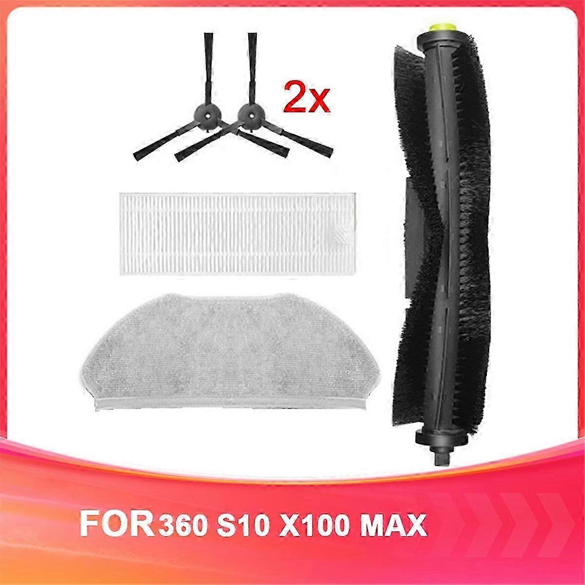 For 360 Qihoo Sweeper S10 X100 MAX Sweeper Kit Replacement Consumables