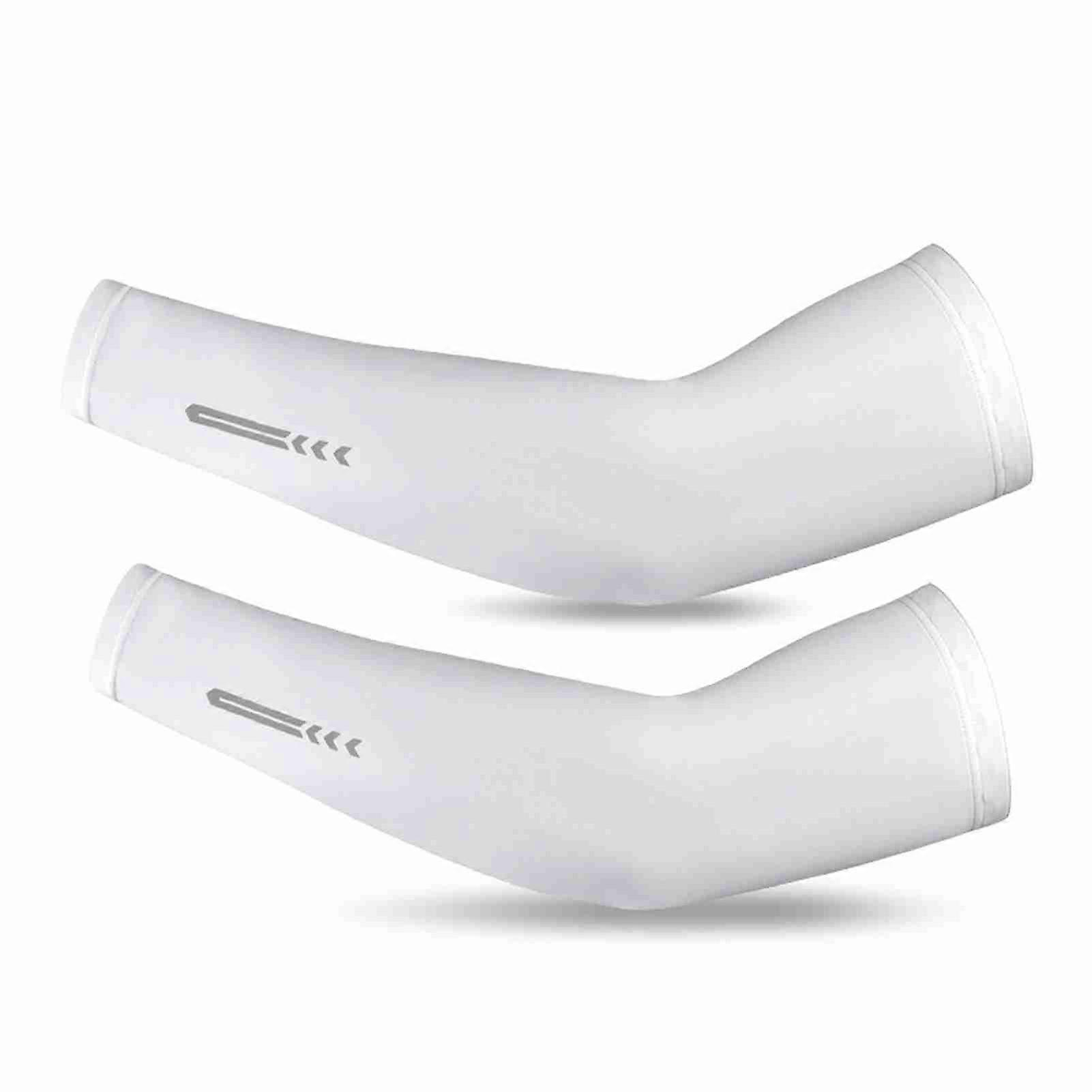 1 paire de manchons de protection UV et rafraîchissants pour le sport, UPF 50, pour la pêche à vélo en plein air