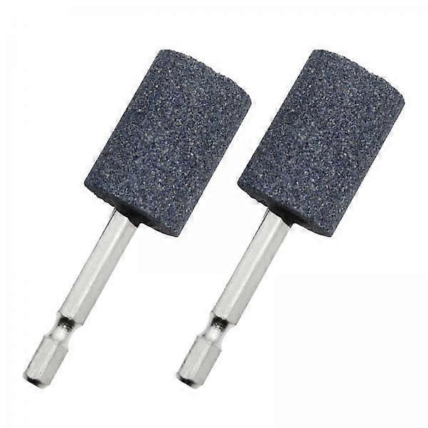 2x2 Pieces Grinding Wheel Sharpening Head Fine Sanding Power Tool 6.35mm
