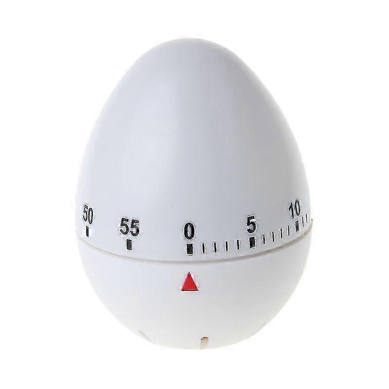 Egg Shape 60 Minute Mechanical Timer Countdown Alarm Kitchen Cooking Reminder To-Good