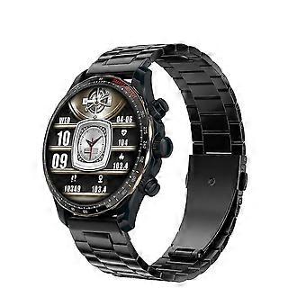 De nieuwe Y99 Bluetooth-oproep Smart Watch Hartslag Bloedzuurstofmonitoring Inkt Blauw-gouden rand Drie