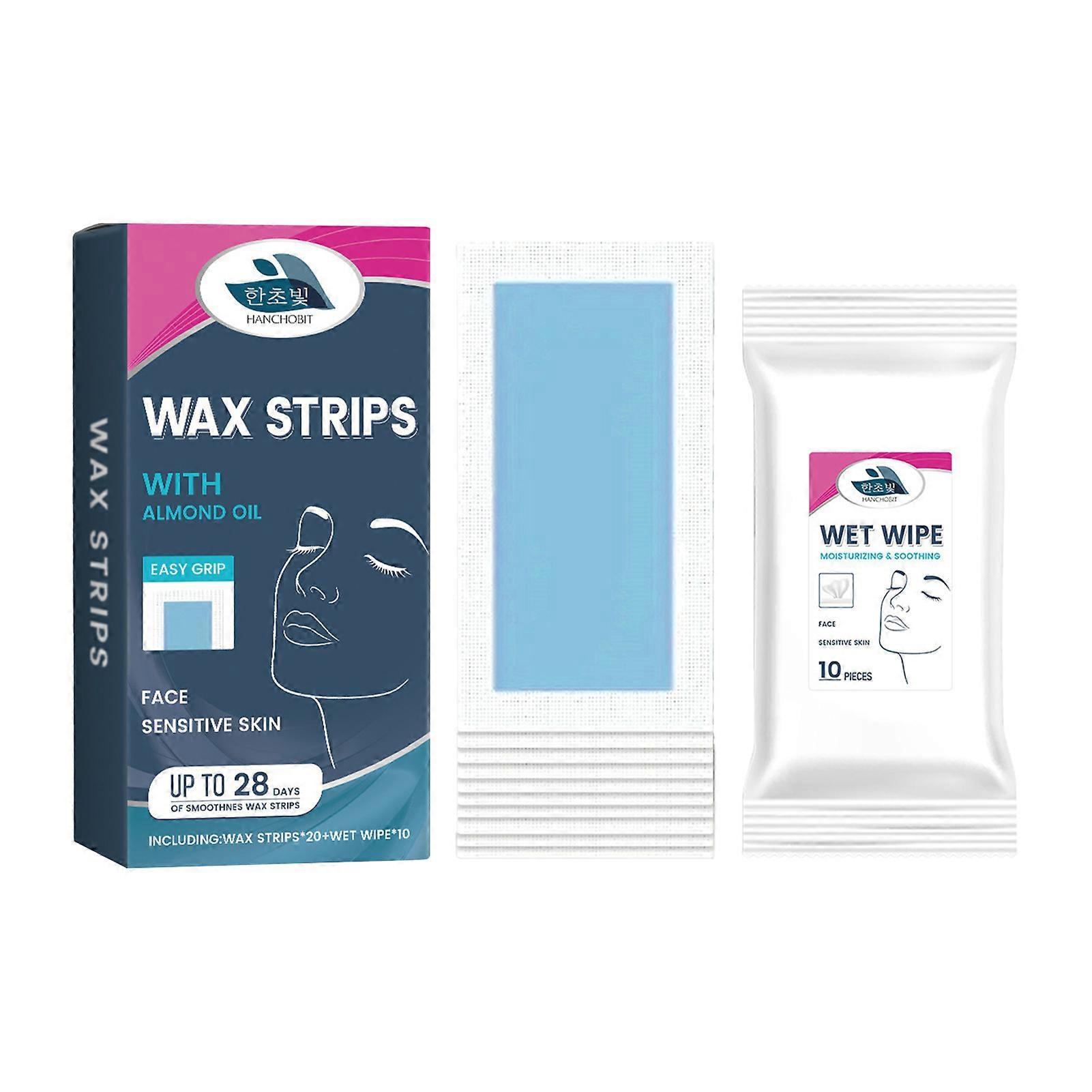 Disposable Face Hair Removal Paper Simple and Easy-to-Use Waxing Strips