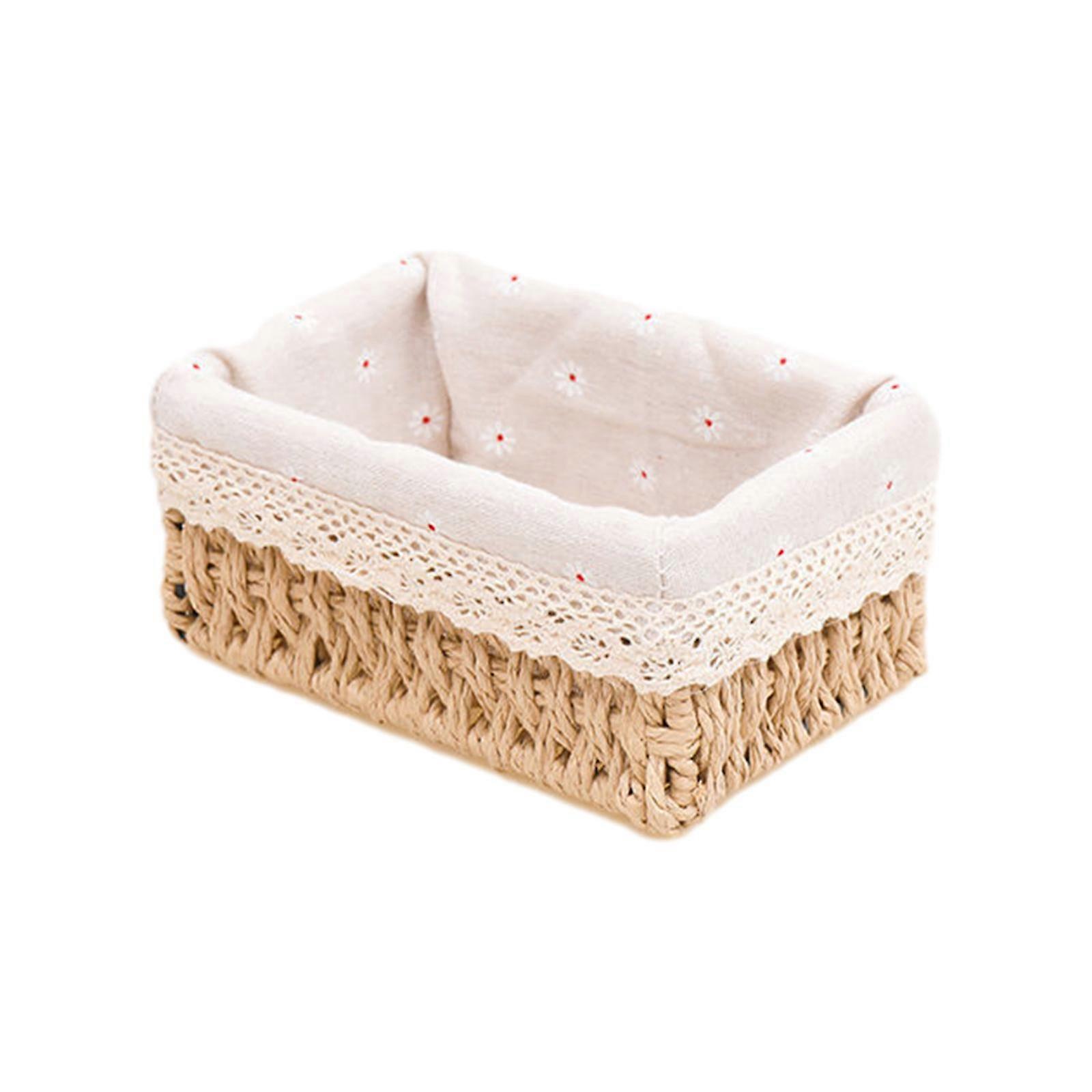 Desktop Storage Basket Toys Clothes Storage Box Multifunctional Removable Liner