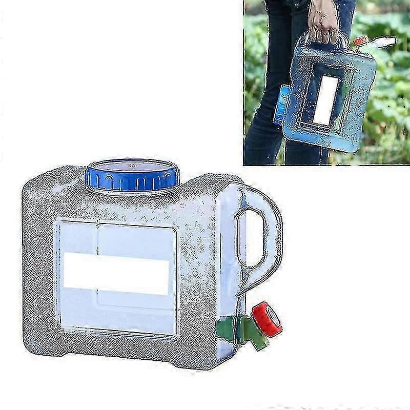 5L Portable Outdoor Large Capacity Water Container Water Tank Bucket Camping Picnic Driving Kettle