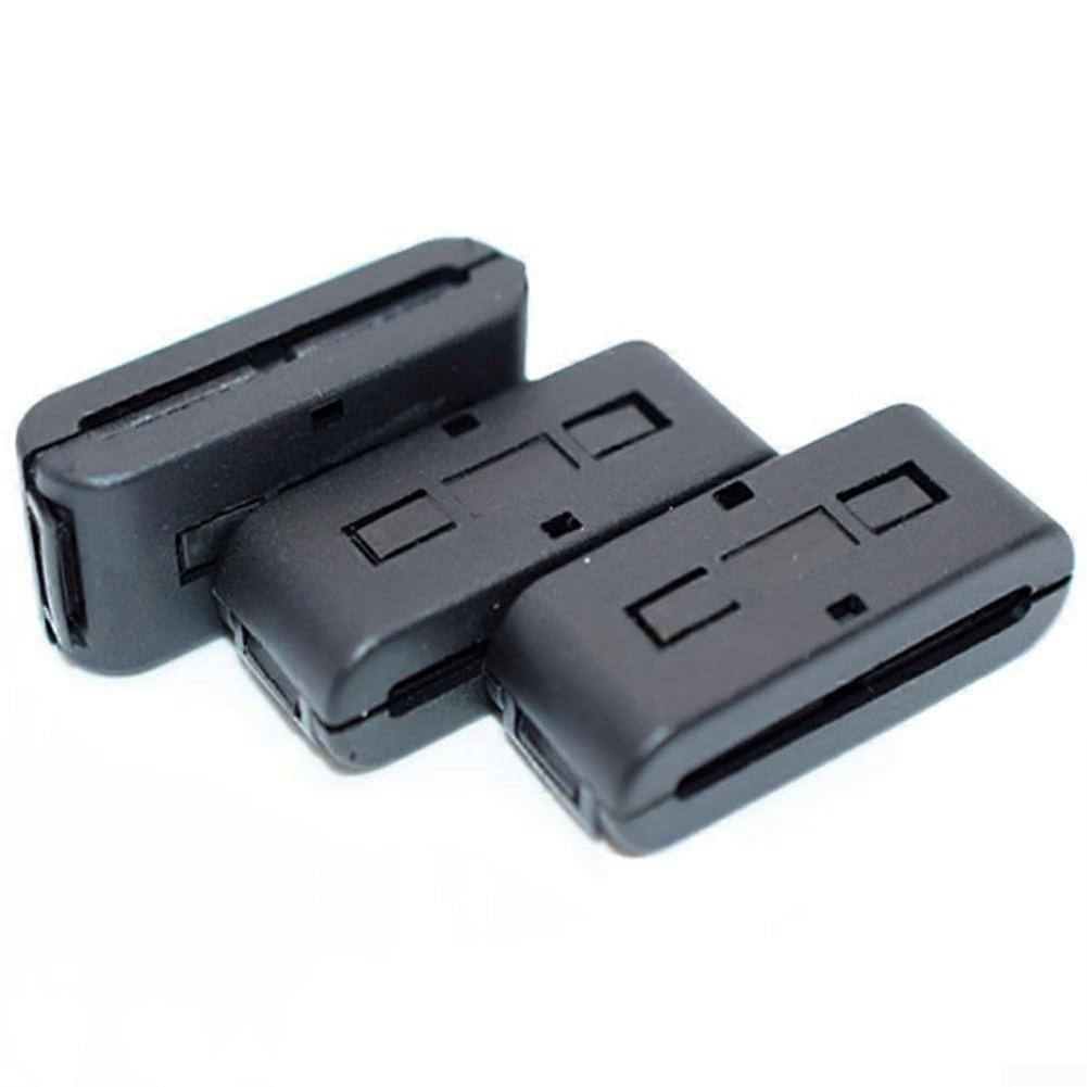 10 Ferrite Core Clips for USB and Audio Cables, Enhanced Signal Integrity, Noise Reduction, Universal Compatibility