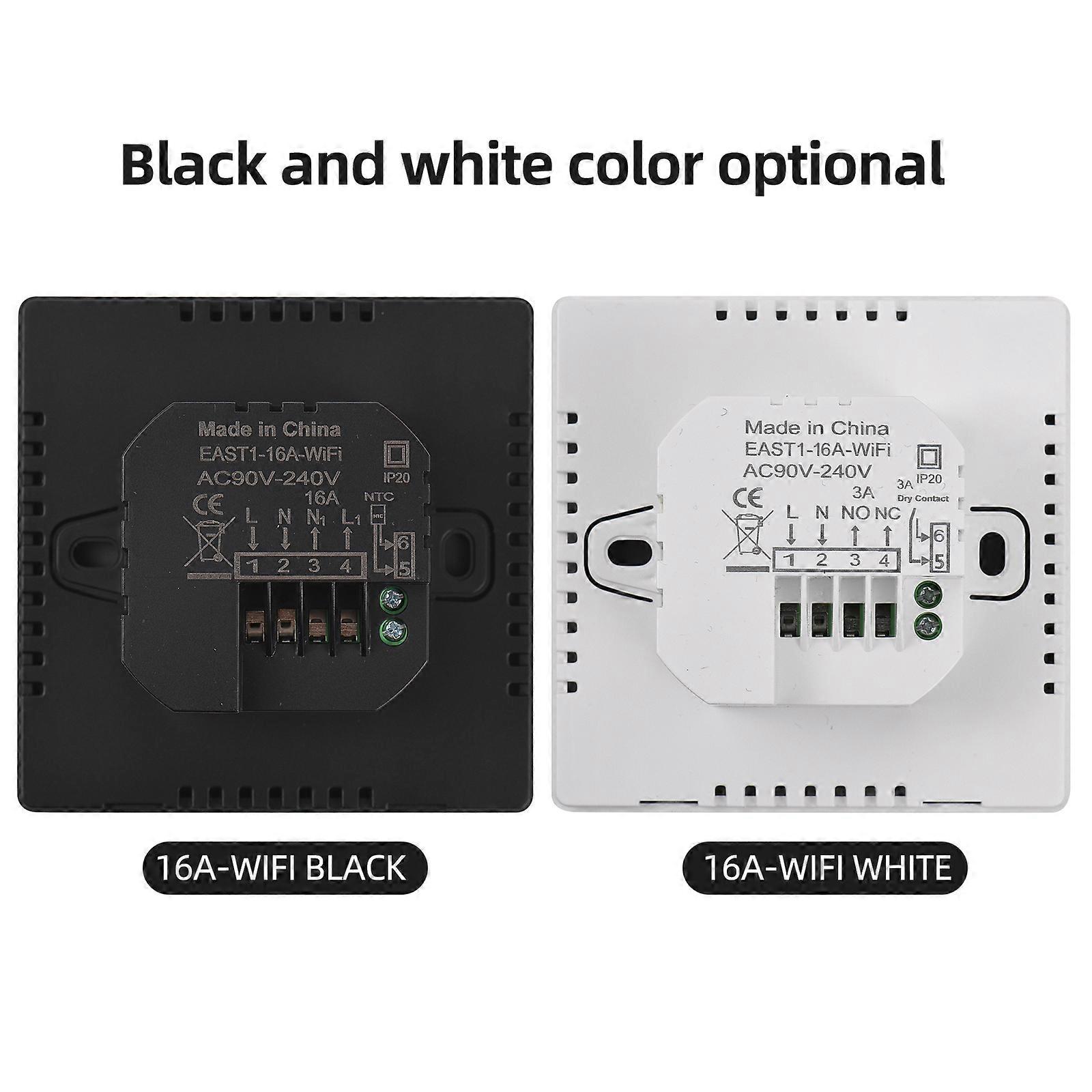 Smart Thermostat for Home WiFi Weekly Programmable Digital Thermostat Manual/Automatic Mode Tuya APP Control LCD Display Temperature Controller Digit