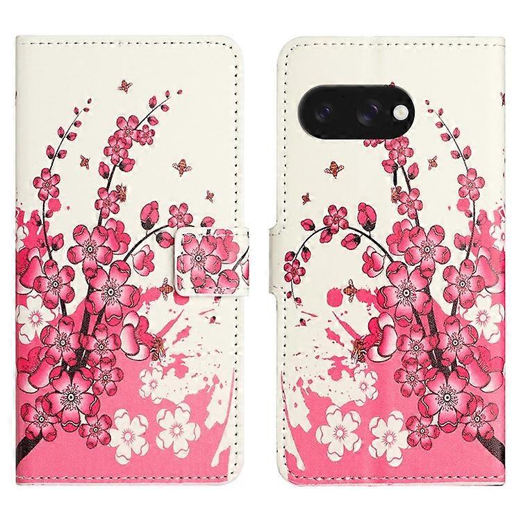 Compatible For Google Pixel 9a Case Pattern Print PU Leather Wallet Phone Cover