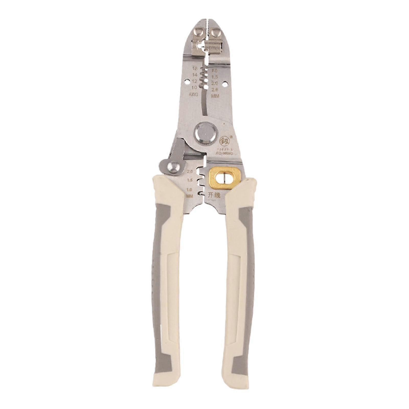 8inch Wire Stripper and Wire Cutter Easy to Use Plier Tool for Electricians and Ideal for Stranded Wire Cutting and Other Wire Projects