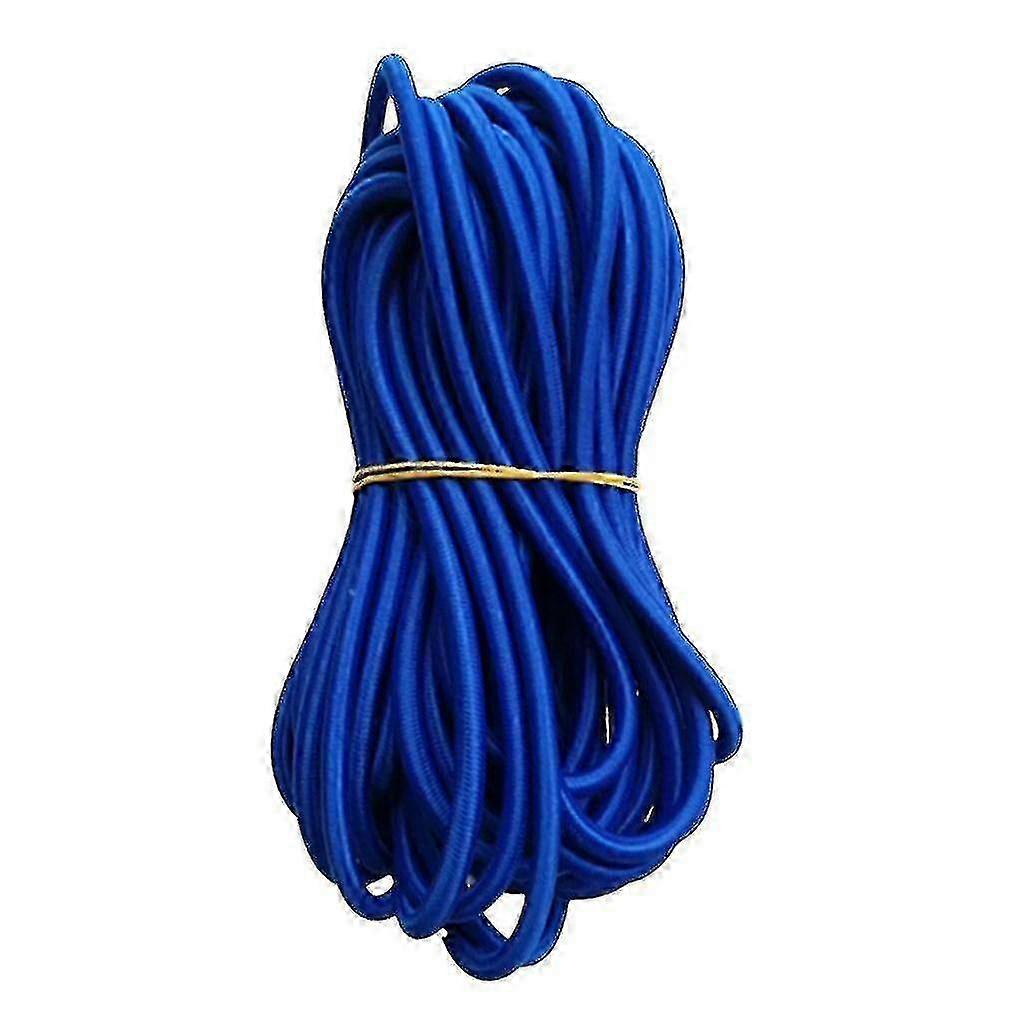 6mm Blue Elastic Rope Suitable for Various Uses with Attached Lanyard