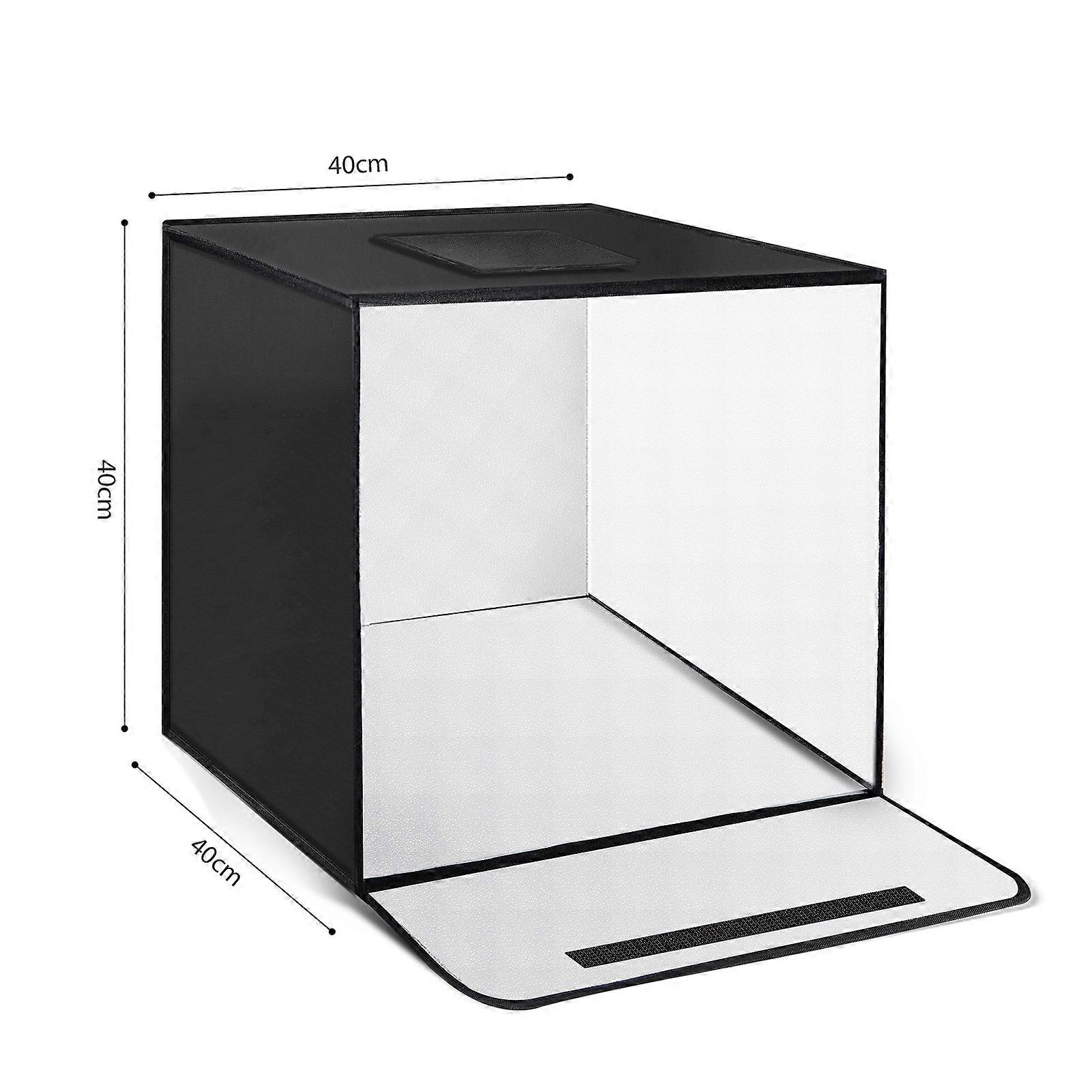 Foldable LED Light Tent F40A 40x40x40cm Softbox with 6 Backdrops