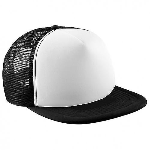 Beechfield Vintage Plain Snap-Back Trucker Cap (Pack of 2)