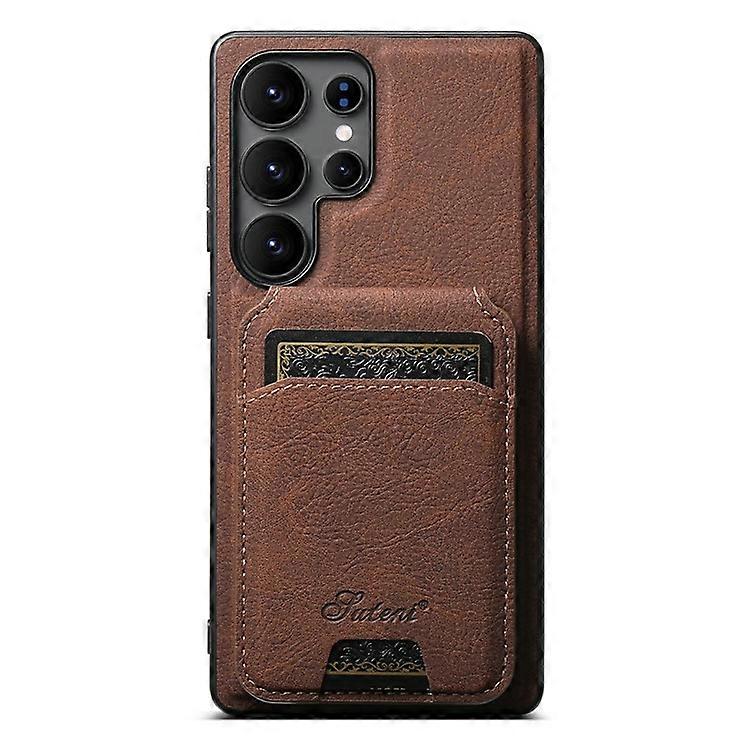SUTENI H16 Compatible For Samsung Galaxy S25 Ultra Case Compatible with MagSafe Kickstand Phone Cover Detachable Card Holder