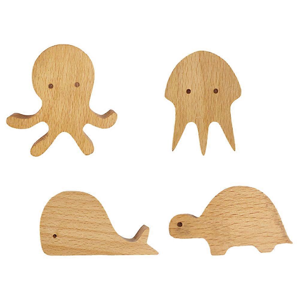 Decorative Hooks for Wall, Cartoon Animal Series, Perfect Study and Kitchen Organizer